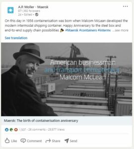 AP Moller Maersk - Example Post 2
