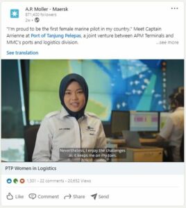 AP Moller Maersk - Example Post 3