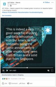 AP Moller Maersk - Example Post 4
