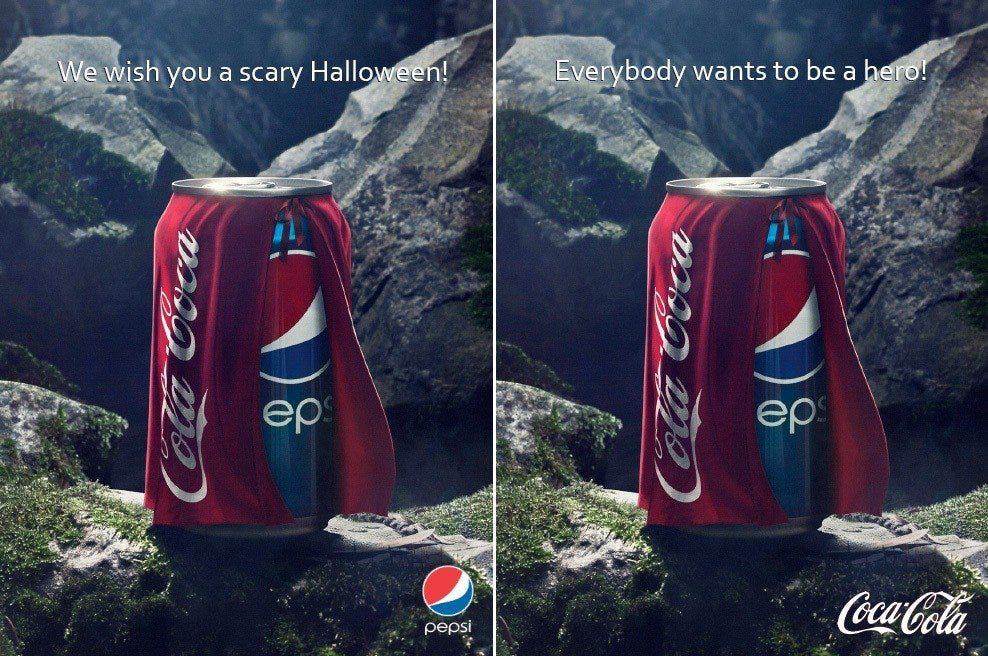 Example of B2C advertisement: Coke vs Pepsi