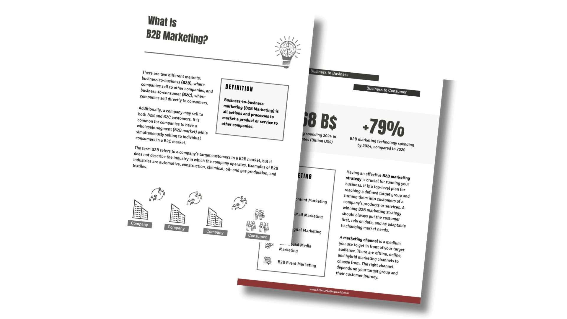 What Is B2B Marketing Infographic