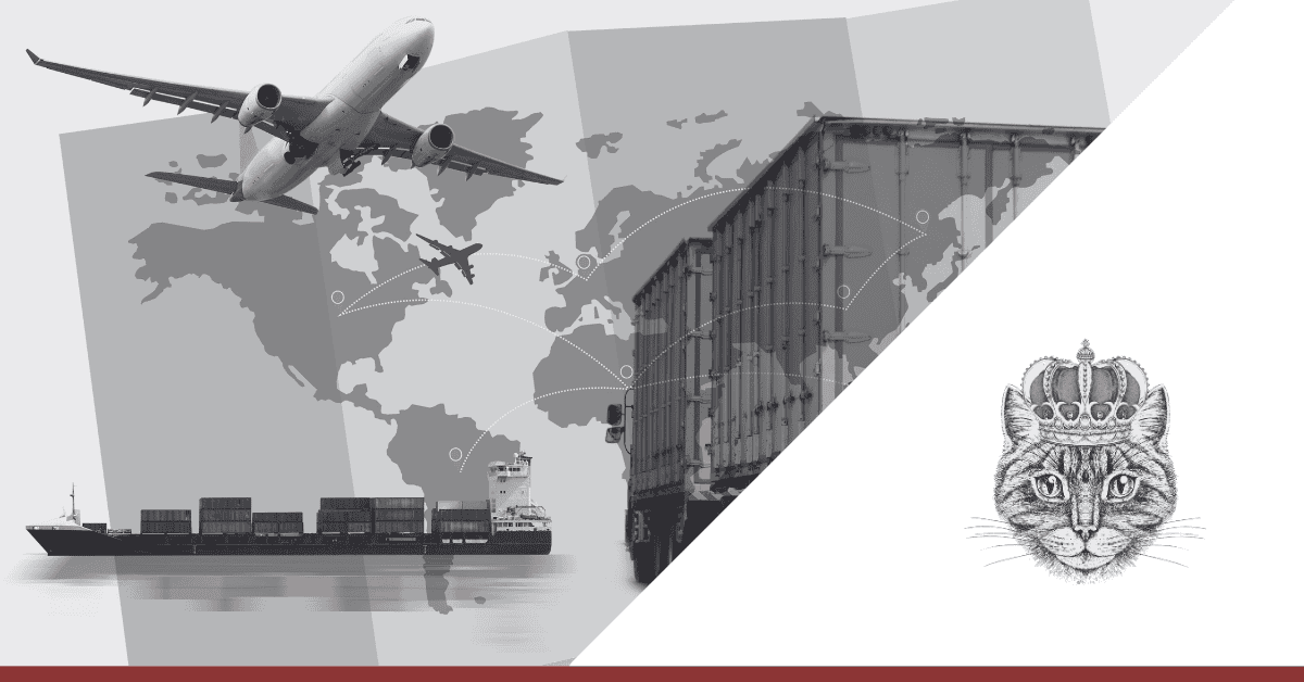 Logistics industry shipping and transportation with global freight and cargo management.
