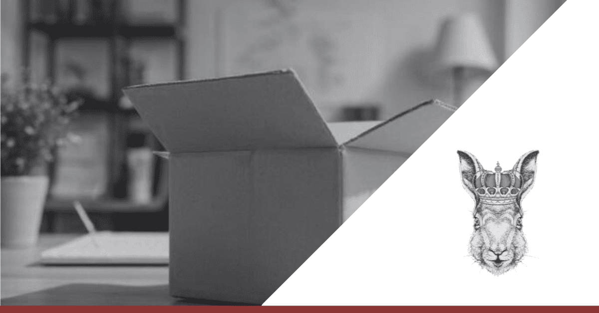 Open box on desk for B2B marketing strategy ideas.