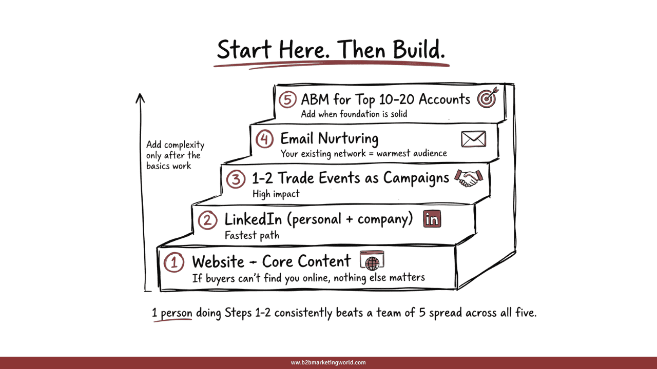The Priority Staircase in B2B Logistics Marketing