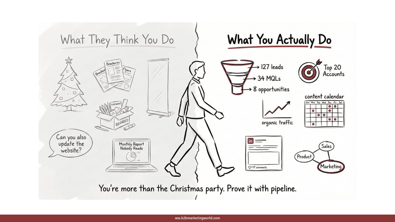 What they think you do - what you actually do in logistics marketing